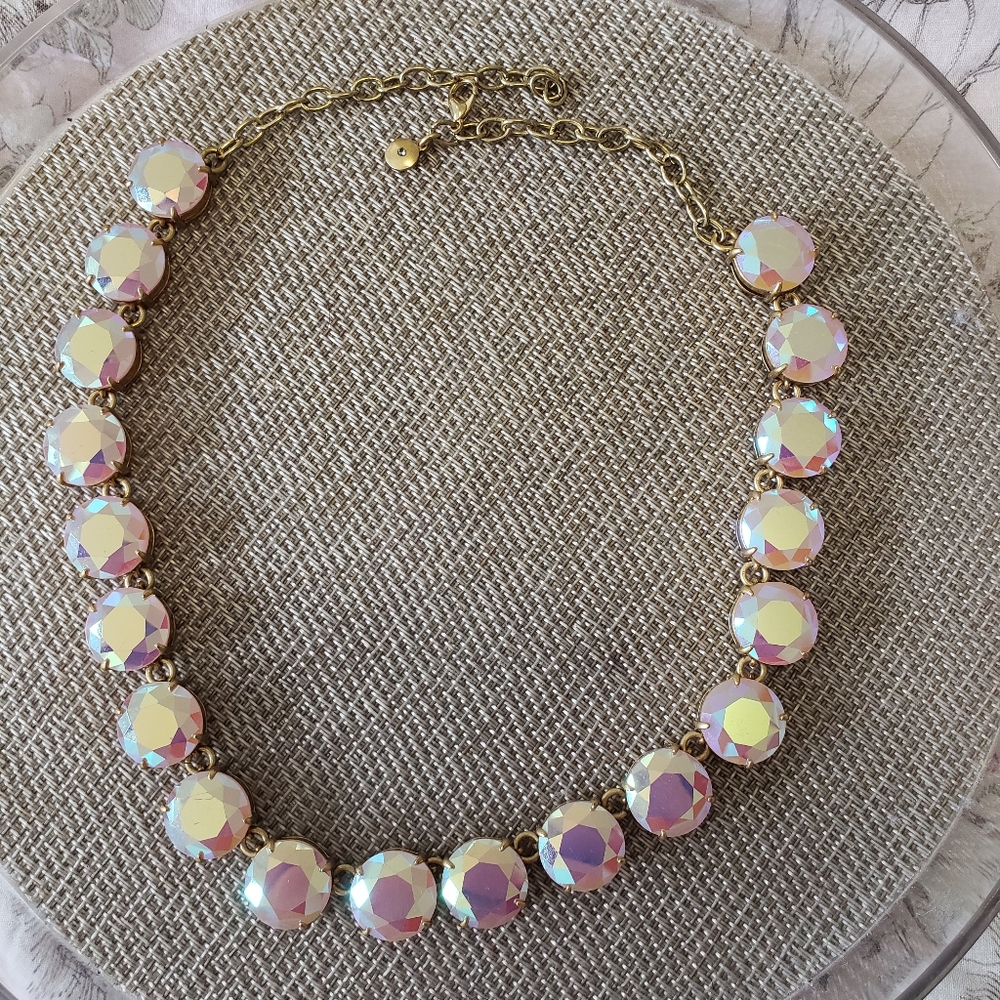 J crew brûlée brulee crystal necklace